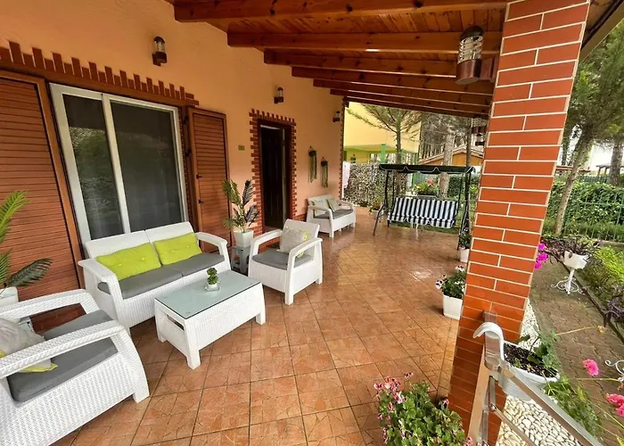 Seafront With A Stunning Garden Villa